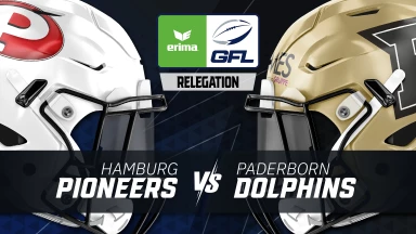 GFL Relegation: Hamburg Pioneers vs. Paderborn Dolphins