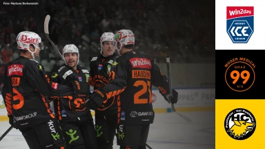 win2day ICE Hockey League: Moser Medical Graz99ers vs. HC Falkensteiner Pustertal Wölfe