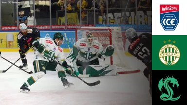 win2day ICE Hockey League: FTC-Telekom Budapest vs. Olimpija Ljubljana