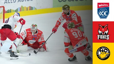 win2day ICE Hockey League: HCB Südtirol Alperia vs. HC Falkensteiner Pustertal Wölfe