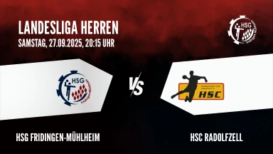 Landesliga Herren: HSG Fridingen-Mühlheim vs. HSC Radolfzell