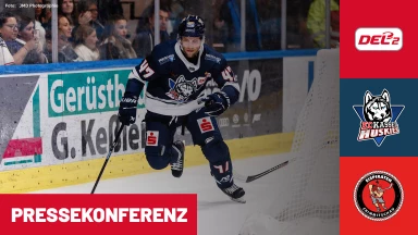 DEL2: EC Kassel Huskies vs. Eispiraten Crimmitschau I Pressekonferenz