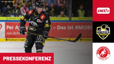 DEL2: Krefeld Pinguine vs. EC Bad Nauheim I Pressekonferenz