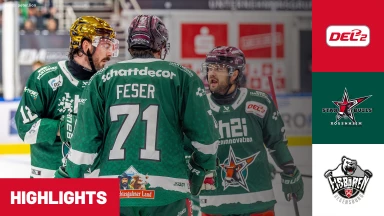 DEL2: Starbulls Rosenheim vs. Eisbären Regensburg | Highlights