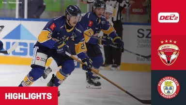 DEL2: Lausitzer Füchse vs. EV Landshut | Highlights