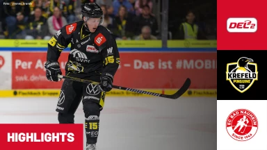 DEL2: Krefeld Pinguine vs. EC Bad Nauheim | Highlights