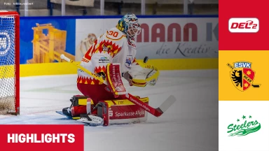 DEL2: ESV Kaufbeuren vs. Bietigheim Steelers | Highlights