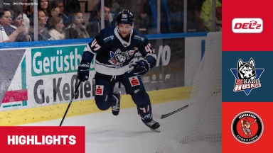 DEL2: EC Kassel Huskies vs. Eispiraten Crimmitschau | Highlights