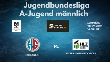 JBLH mA 1. Liga Süd: HC Erlangen vs. HLZ Friesenheim-Hochdorf