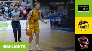 ProA: Bozic Estriche Knights Kirchheim vs. GIESSEN 46ers | Highligths