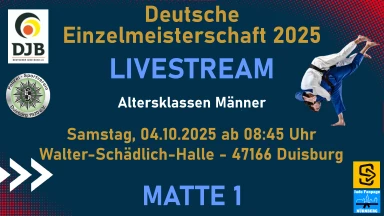 Matte 1 - Deutsche Einzelmeisterschaften der Männer - 04.10.2025 - Duisburg