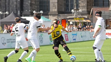 Der Finalspieltag der Blindenfußball-Bundesliga 2025