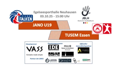 JBLH mA 1. Liga Süd: JANO Filder vs. TuSEM Essen