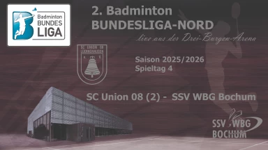 2. Badminton BL-NORD: SC Union 08 Lüdinghausen (2) - SSV WBG Bochum - Court 1