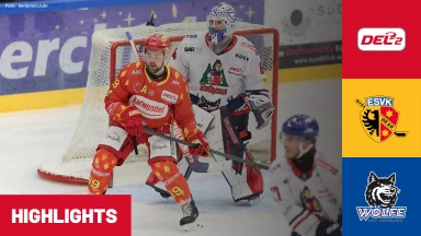 DEL2: ESV Kaufbeuren vs. EHC Freiburg | Highlights
