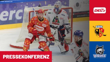 DEL2: ESV Kaufbeuren vs. EHC Freiburg | Pressekonferenz