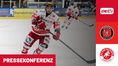 DEL2: Eispiraten Crimmitschau vs. EC Bad Nauheim | Pressekonferenz