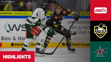 DEL2: Krefeld Pinguine vs. Starbulls Rosenheim | Highlights
