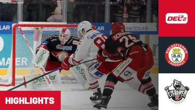 DEL2: EV Landshut vs. Eisbären Regensburg | Highlights