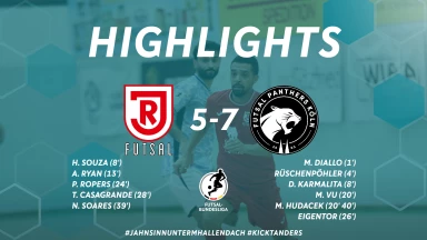 HIGHLIGHTS 4. Spieltag | Jahn Regensburg vs. Panthers Köln | Futsal-Bundesliga