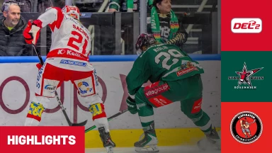 DEL2: Starbulls Rosenheim vs. Eispiraten Crimmitschau | Highlights