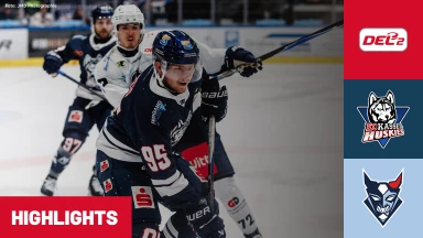DEL2: EC Kassel Huskies vs. Blue Devils Weiden | Highlights