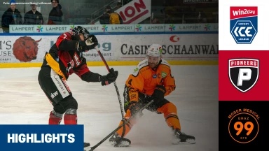win2day ICE Hockey League: Pioneers Vorarlberg vs. Moser Medical Graz99ers I Highlights
