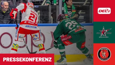 DEL2: Starbulls Rosenheim vs. Eispiraten Crimmitschau | Pressekonferenz