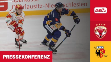 DEL2: Lausitzer Füchse vs. ESV Kaufbeuren | Pressekonferenz
