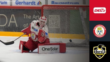 DEL2: EV Landshut vs. Krefeld Pinguine