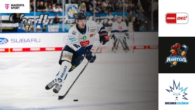 DEL: Iserlohn Roosters vs. Dresdner Eislöwen - MagentaSport