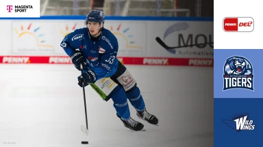 DEL: Straubing Tigers vs. Schwenninger Wild Wings - MagentaSport