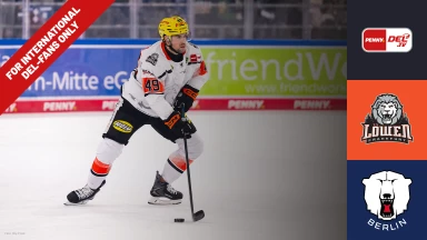 For international fans only - DEL: Löwen Frankfurt vs. Eisbären Berlin