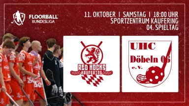 VfL Red Hocks Kaufering vs. UHC Döbeln 06 | 2. Floorball Bundesliga