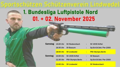 DSB 1. Bundesliga Luftpistole Nord - Lindwedel - 5. Wettkampf