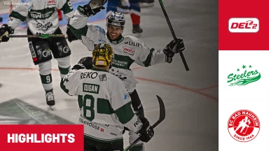 DEL2: Bietigheim Steelers vs. EC Bad Nauheim | Highlights