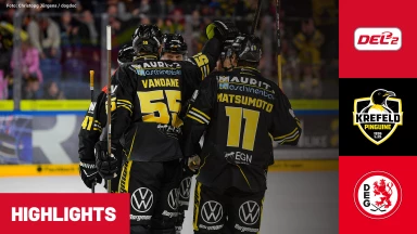 DEL2: Krefeld Pinguine vs. Düsseldorfer EG | Highlights