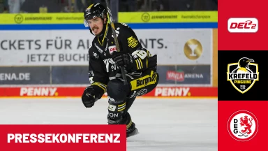 DEL2: Krefeld Pinguine vs. Düsseldorfer EG | Pressekonferenz