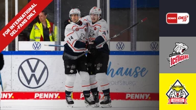 For international fans only - DEL: Nürnberg Ice Tigers vs. Pinguins Bremerhaven