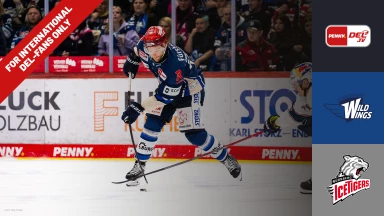 For international fans only - DEL: Schwenninger Wild Wings vs. Nürnberg Ice Tigers