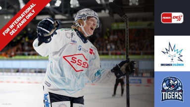 For international fans only - DEL: Dresdner Eislöwen vs. Straubing Tigers