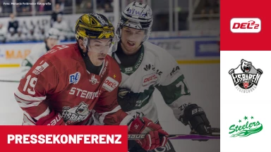DEL2: Eisbären Regensburg vs. Bietigheim Steelers | Pressekonferenz