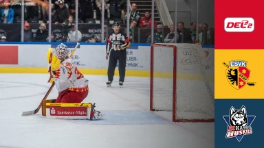DEL2: ESV Kaufbeuren vs. EC Kassel Huskies