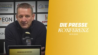 Die Pressekonfernz am Donnerstag den 16.10.