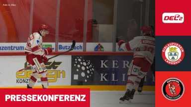 DEL2: EV Landshut vs. Eispiraten Crimmitschau | Pressekonferenz