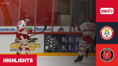 DEL2: EV Landshut vs. Eispiraten Crimmitschau | Highlights