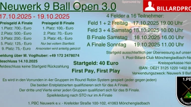 Neuwerk 9 Ball Open 3.0 A-Finale (Tisch1)
