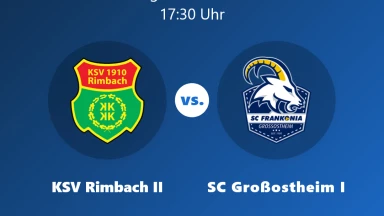 Heimkampf KSV Rimbach gg SC Großostheim 1