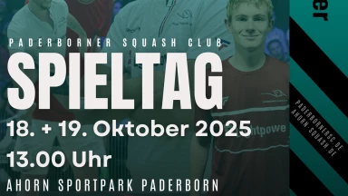 Deutsche Squash Bundesliga - PSC vs. Hasbergen - 19.10.2025 - 13.00 Uhr