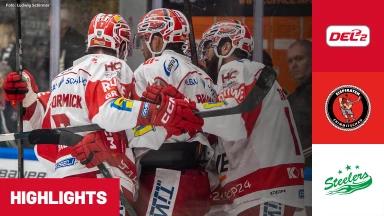 DEL2: Eispiraten Crimmitschau vs. Bietigheim Steelers | Highlights